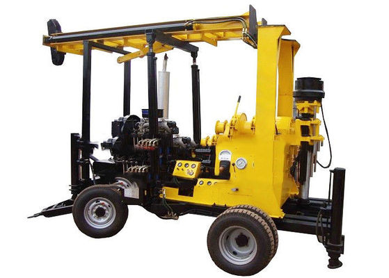 قیمت خوب دستگاه حفاری چاه آب نصب شده تریلر JXY600 600m آنلاین